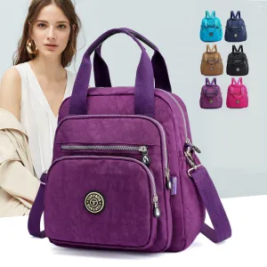 Women's Nylon Mummy Portable Large Capacity Stylish Backpacks