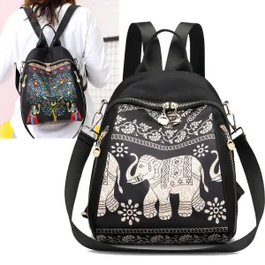 Women's Printing Stylish Oxford Cloth Fashion High Backpacks