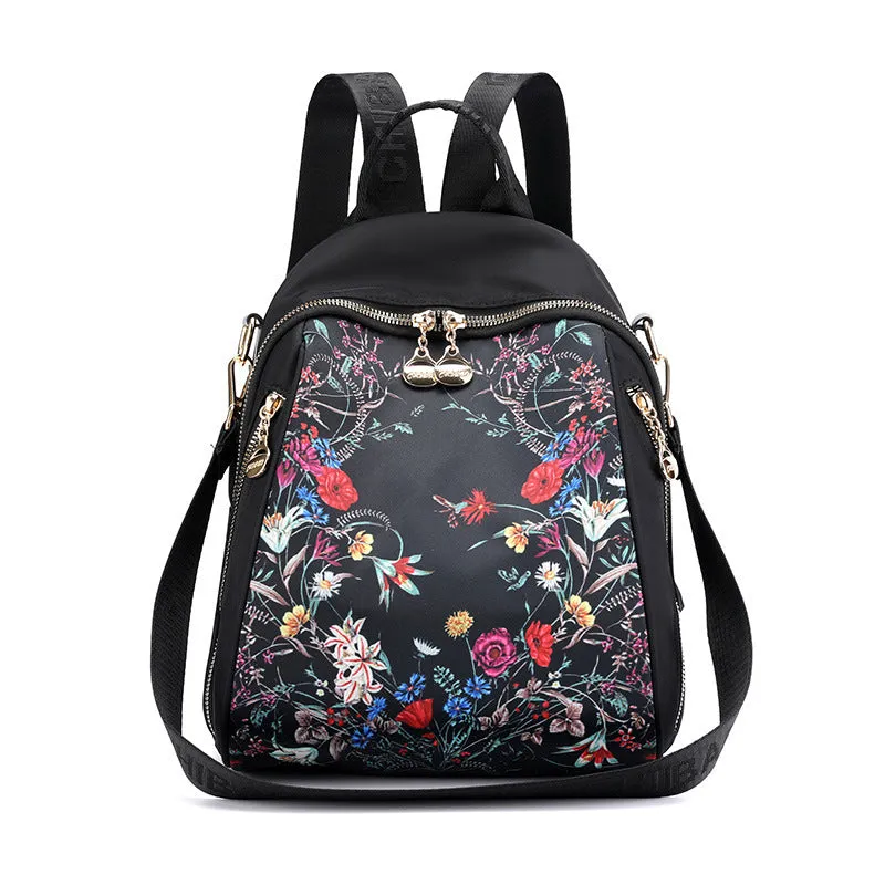 Women's Printing Stylish Oxford Cloth Fashion High Backpacks