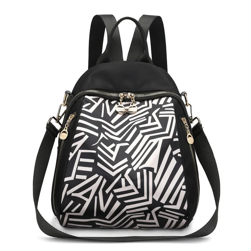 Women's Printing Stylish Oxford Cloth Fashion High Backpacks