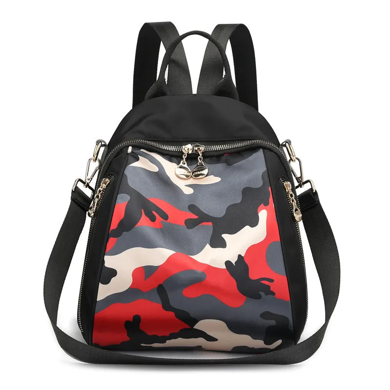 Women's Printing Stylish Oxford Cloth Fashion High Backpacks