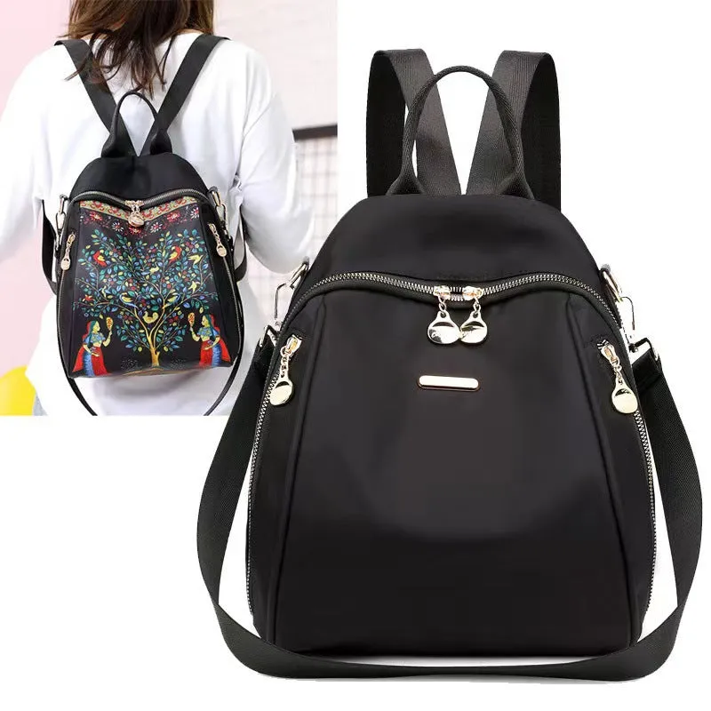 Women's Printing Stylish Oxford Cloth Fashion High Backpacks