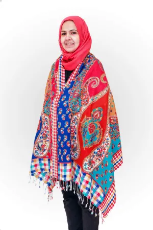 Wool Embroidery Shawl