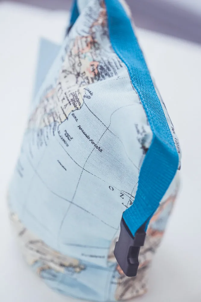 WORLD MAP BIKINI BAG