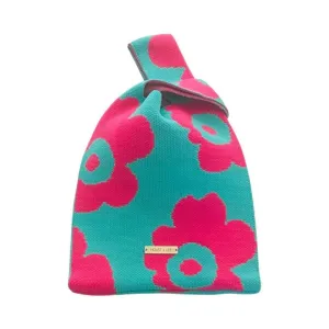 Wristlet Bag Pink Daisy
