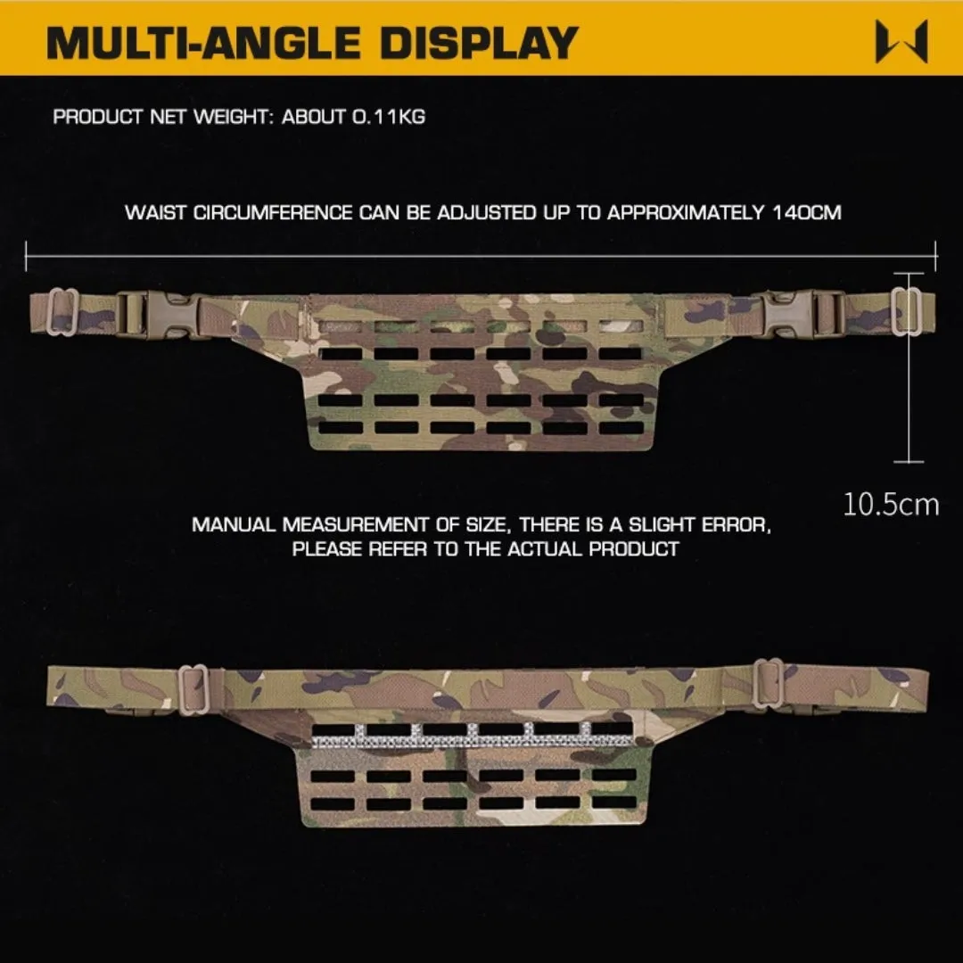 WST Fanny Pack Molle Adapter Panel , Large (6 Rows) - Coyote