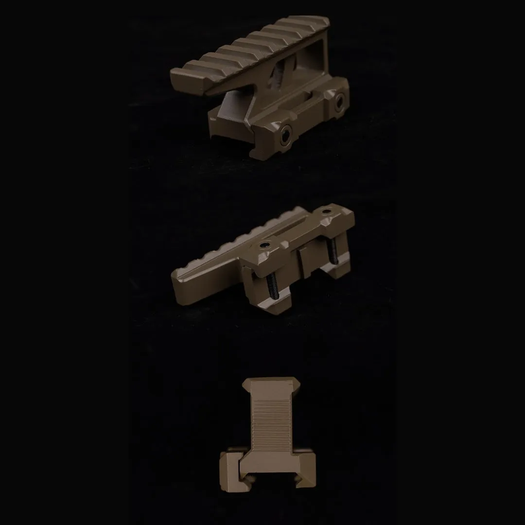 WST RIS Picatinny Riser Mount (E style) - Black