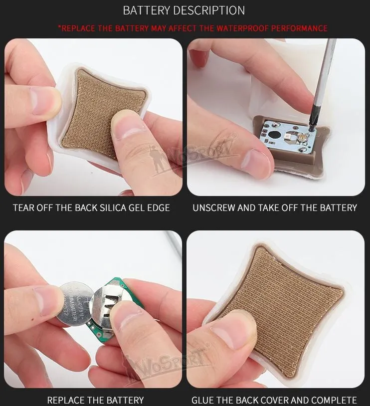 WST Tactical Signal Light II, 4 x 4 cm - White