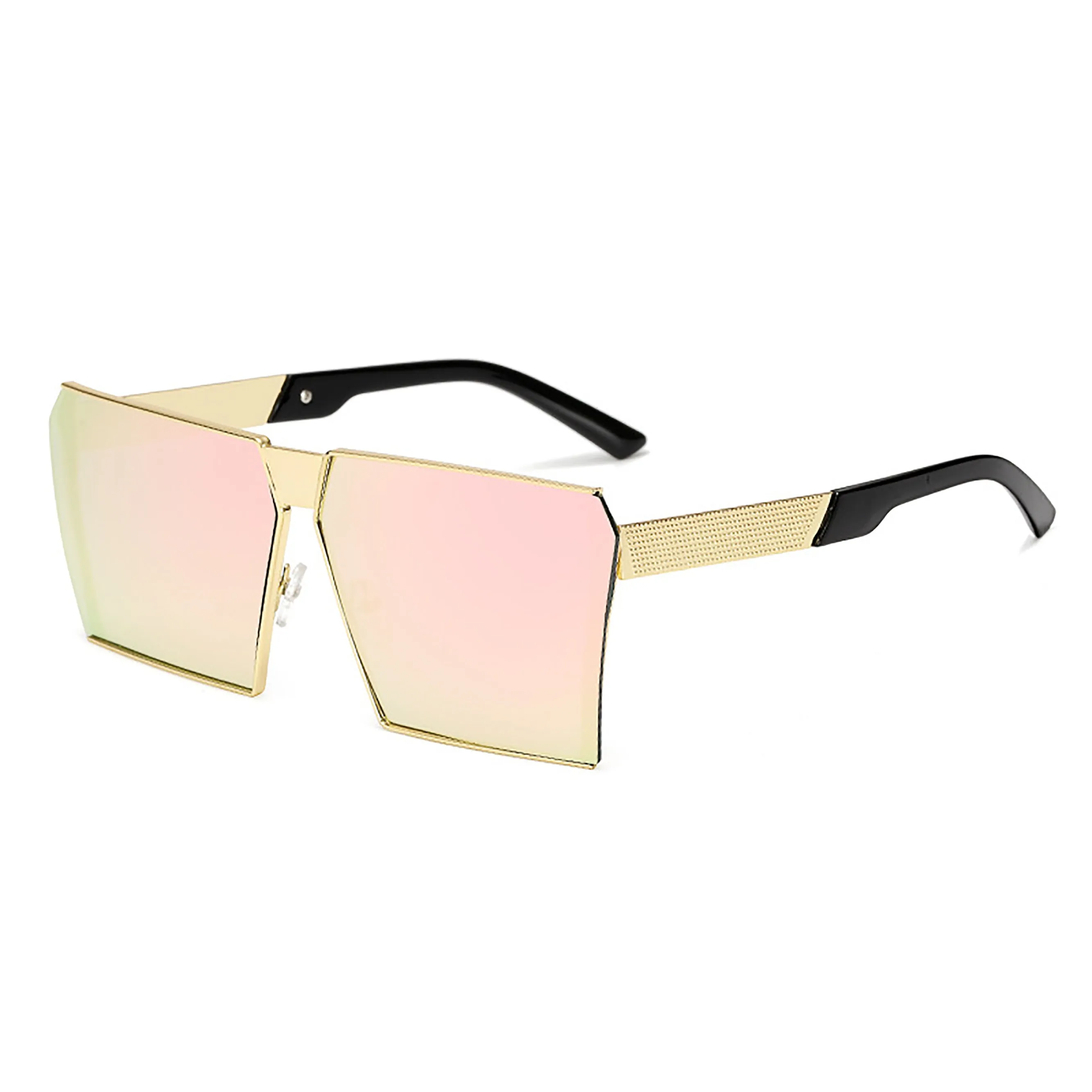 Zoe Mirrored Square Oversized Sunglasses