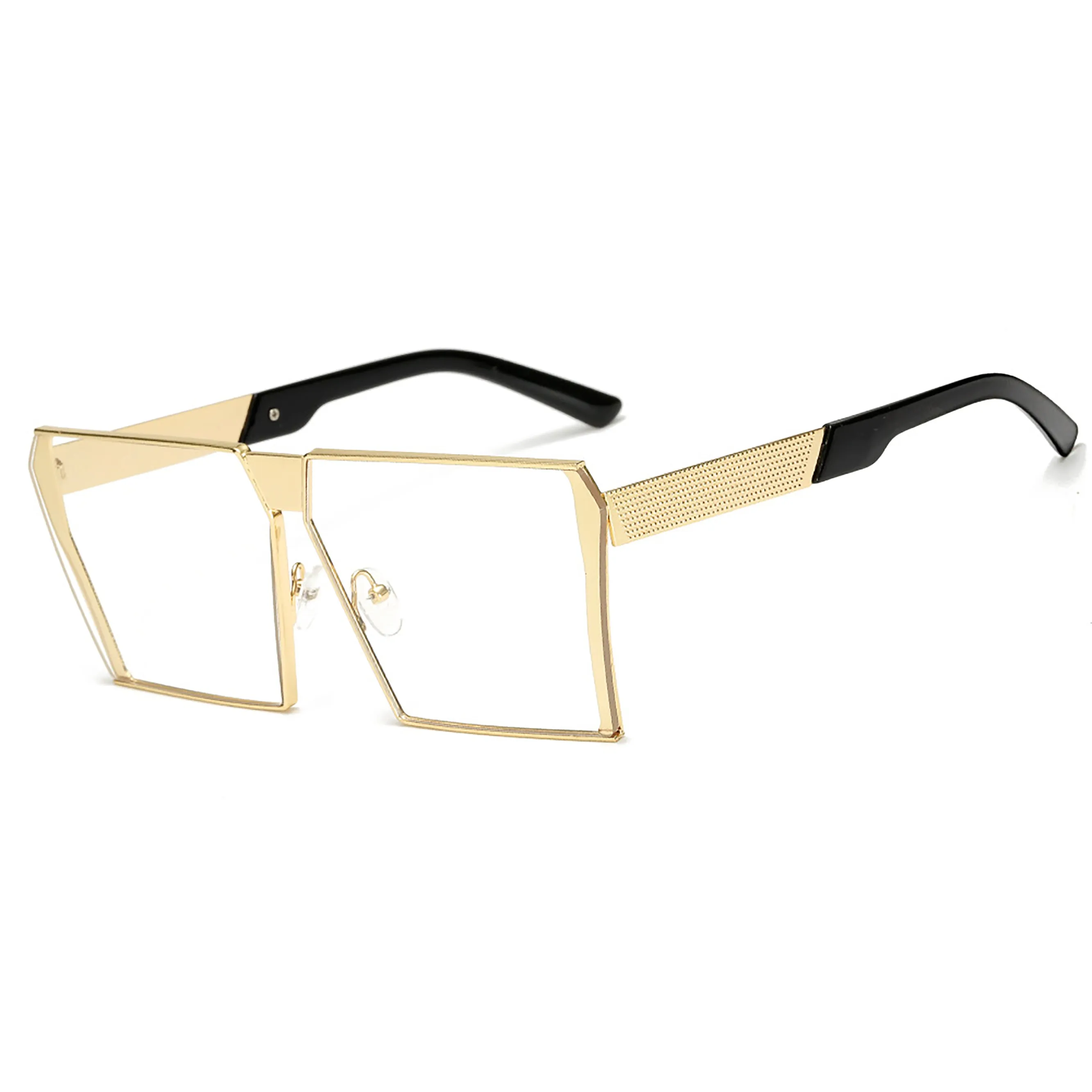 Zoe Mirrored Square Oversized Sunglasses